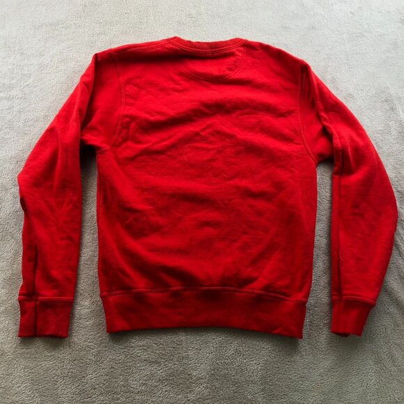 Champion Mens Sweatshirt Small Crew Neck Pullover Activewear Red Casual Classic - Picture 13 of 13